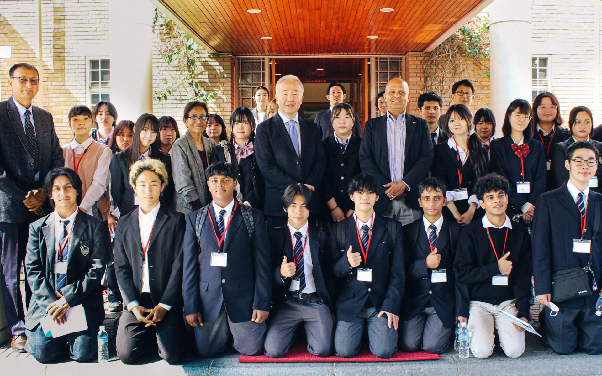 Embassy of Japan Hosts Reception for Visiting Japanese High School Students