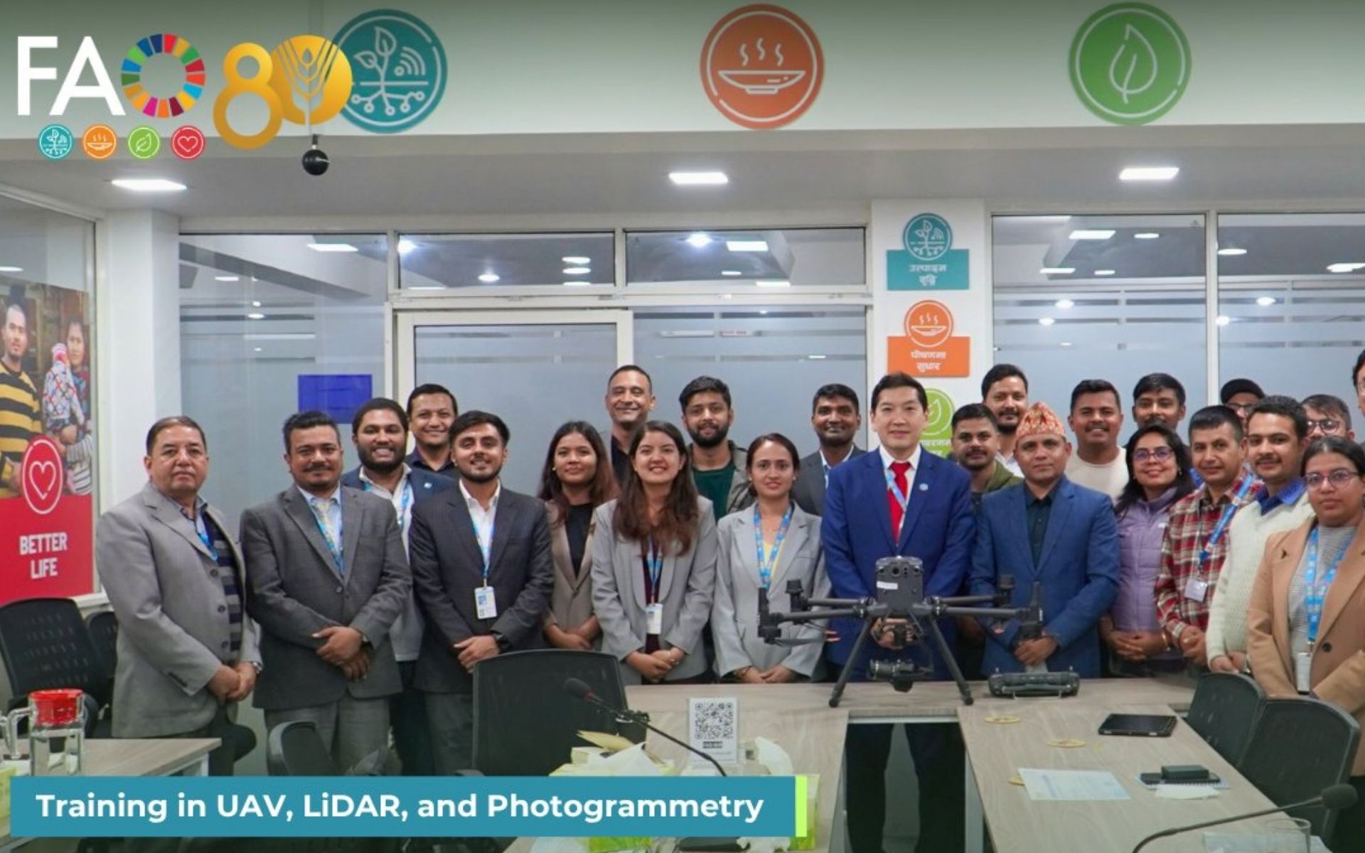 FAO Nepal Concludes Drone Training to Boost Disaster Assessment and Agricultural Resilience