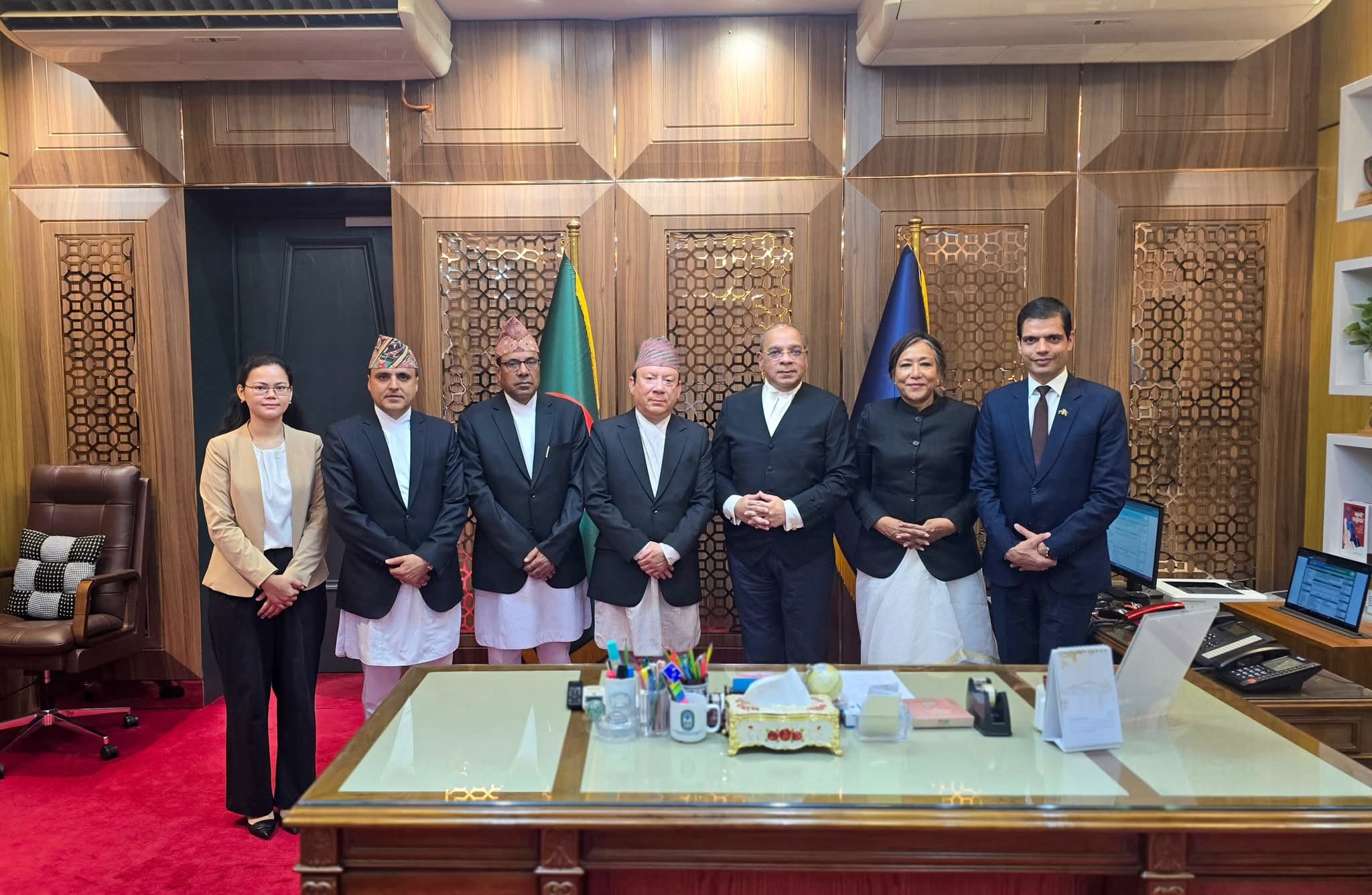 Bilateral Meeting Between Chief Justices of Nepal and Bangladesh Focuses on Judicial Reforms and Cooperation