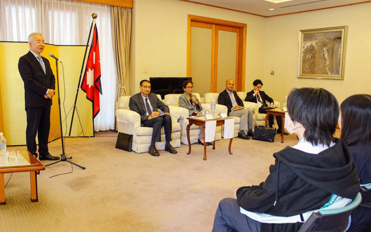Japanese Embassy Rome Japanese Embassy Hosts Student Exchange Reception in Kathmandu - The ...