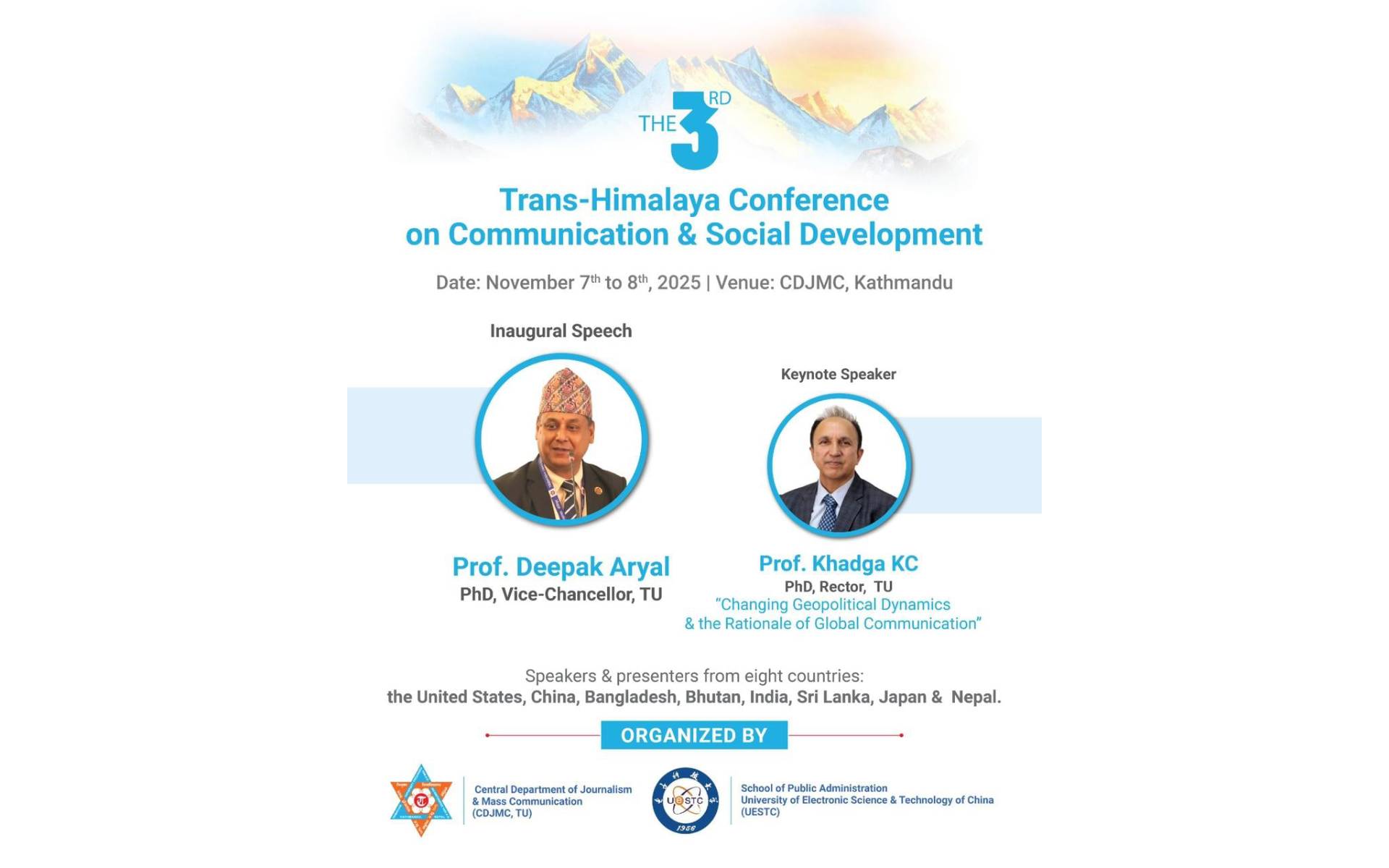 Journalism Department at TU to Host 3rd Trans-Himalaya Communication Conference on Social Development