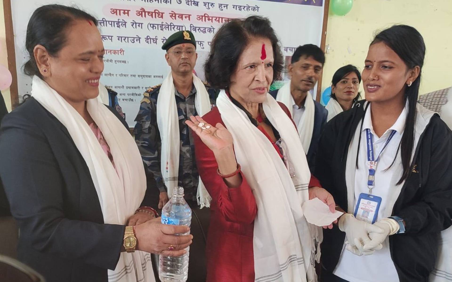Nepal Launches Mass Drug Administration Campaign Against Lymphatic Filariasis in Kapilvastu