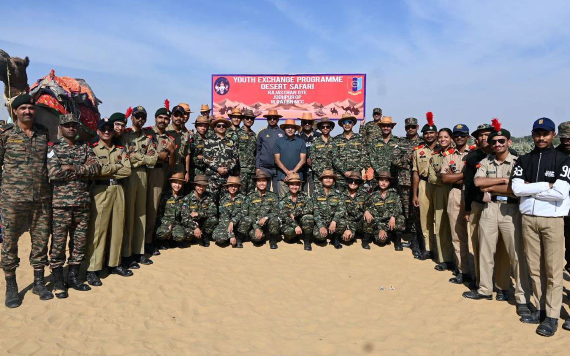 Nepali Army DG NCC Visits India for Desert Safari Program