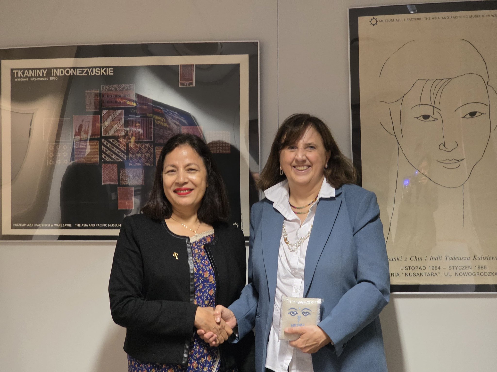 Ambassador Lamsal Meets EU's Official Pampaloni