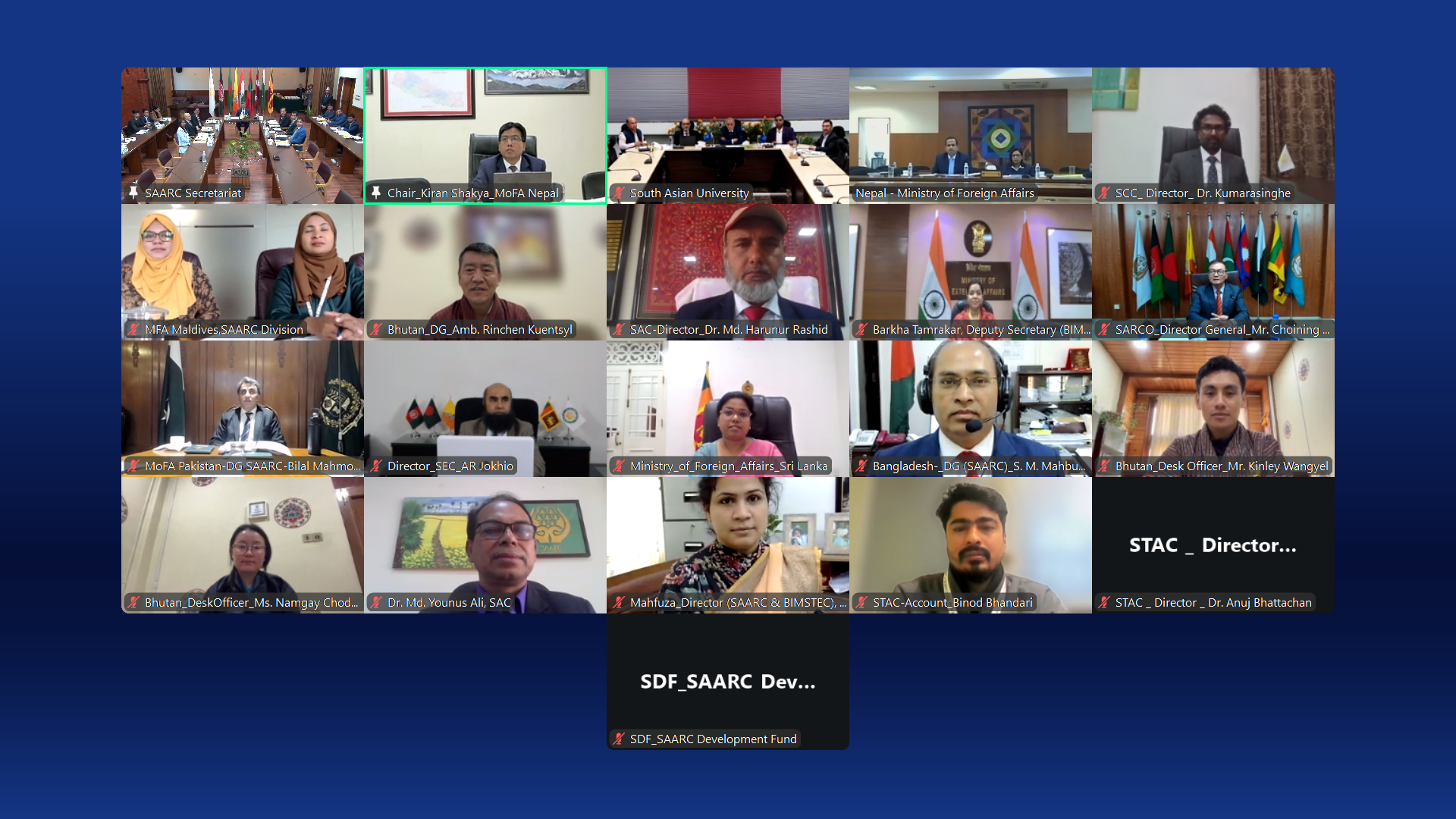 SAARC Programming Committee Begins 61st Session Virtually