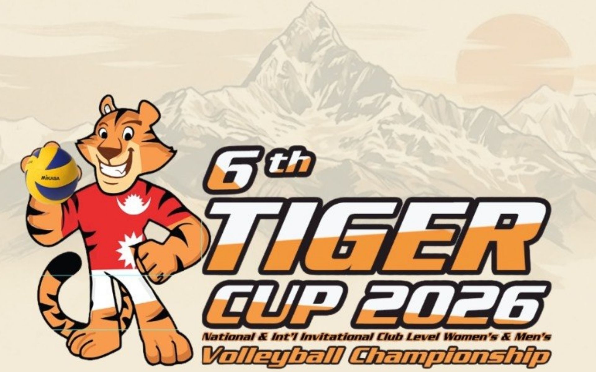6th Tiger Cup Volleyball Tournament Set to Begin from January 23, 2026