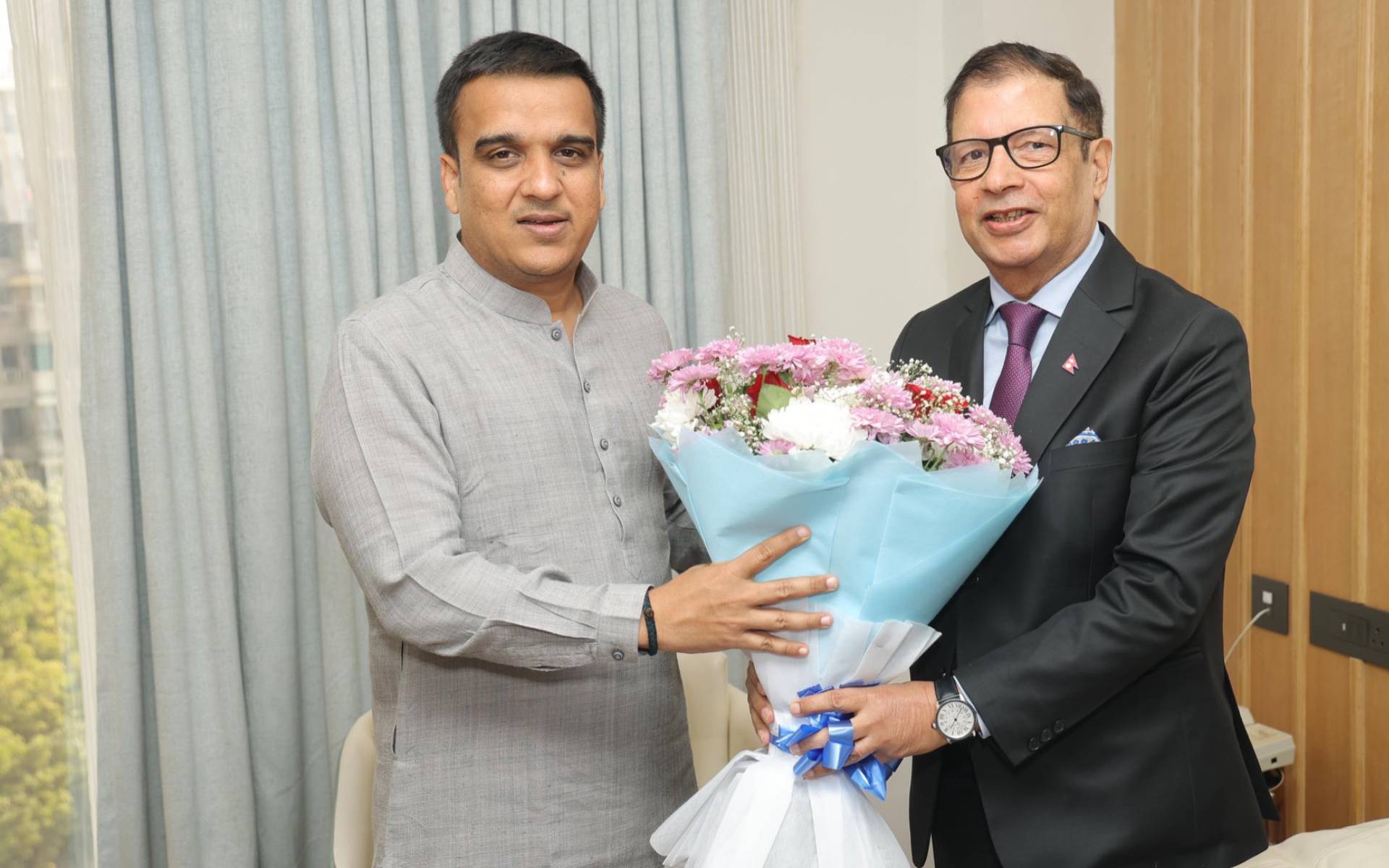 Ambassador Sharma Meets Gujarat Deputy Chief Minister to Boost Tourism Ties