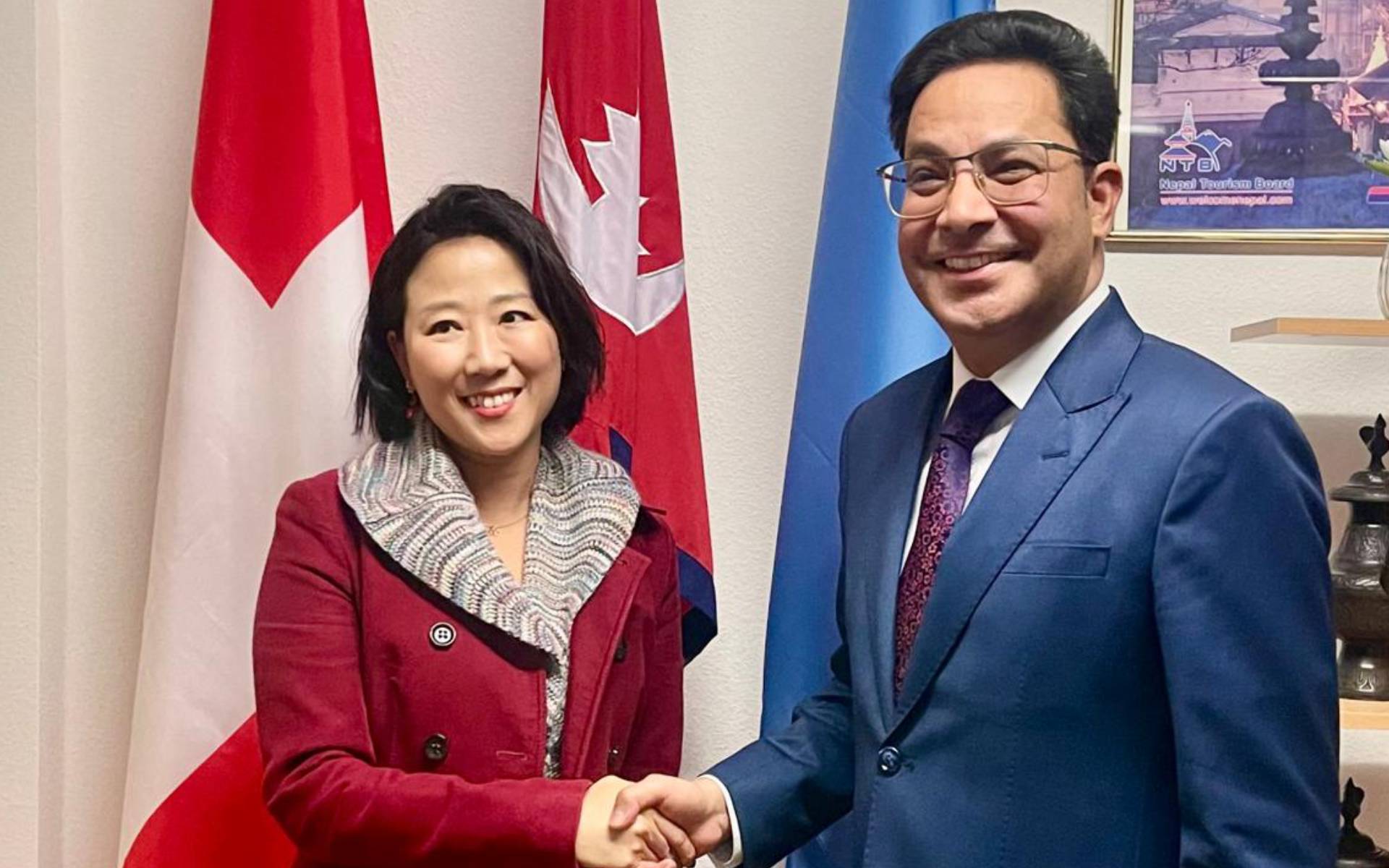 Ambassador Subedi Holds Talks with IOM Deputy Director General