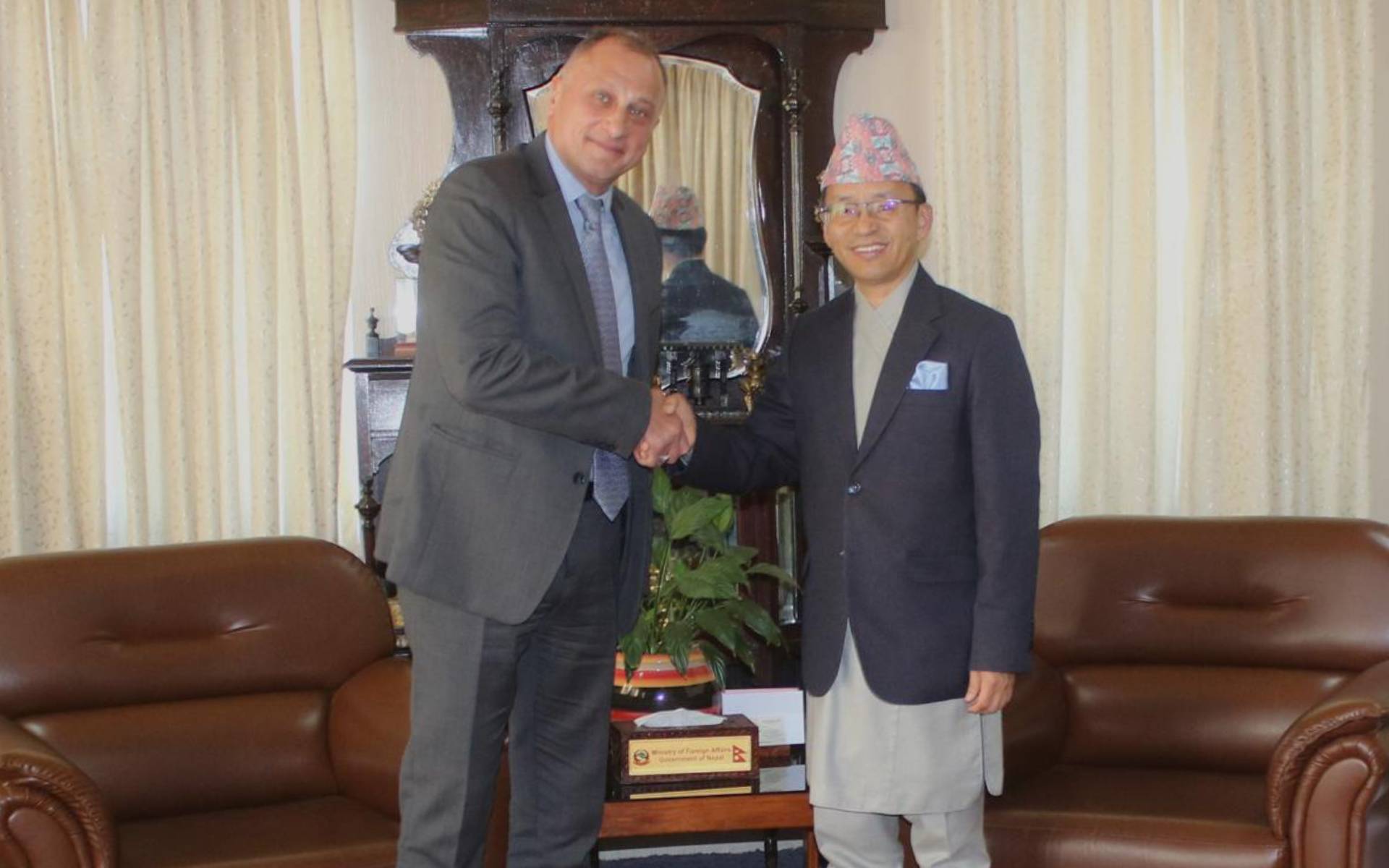 Egyptian Ambassador Calls on Nepal’s Foreign Secretary Rai