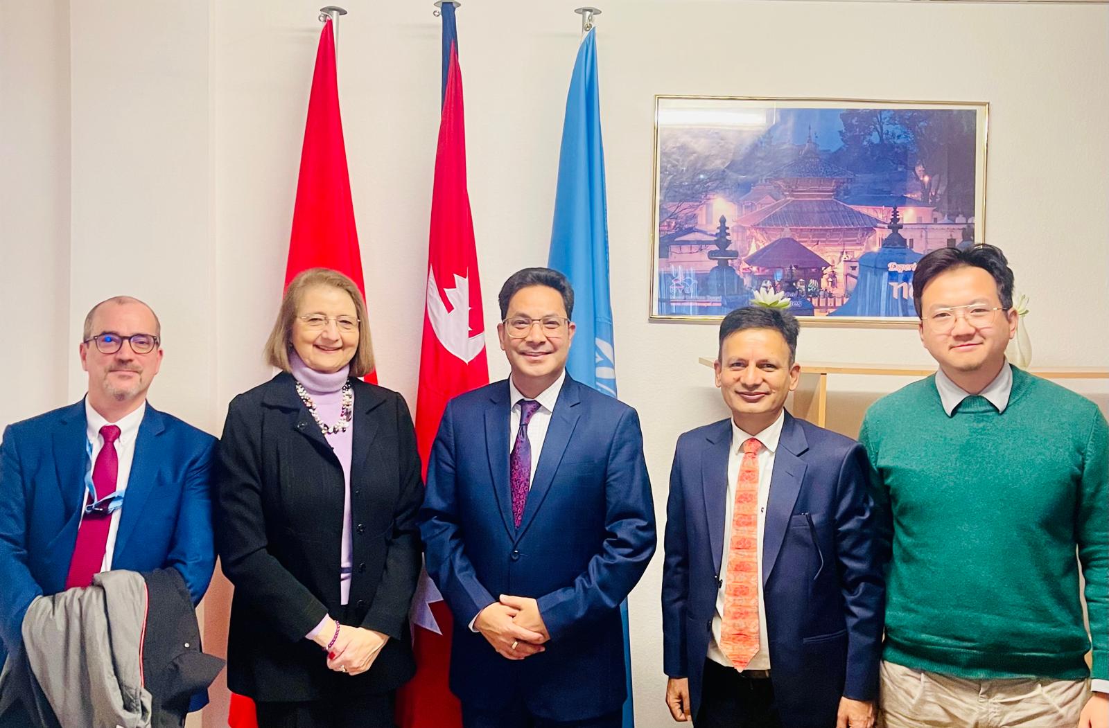 Ambassador Subedi Meets Director Sanchez