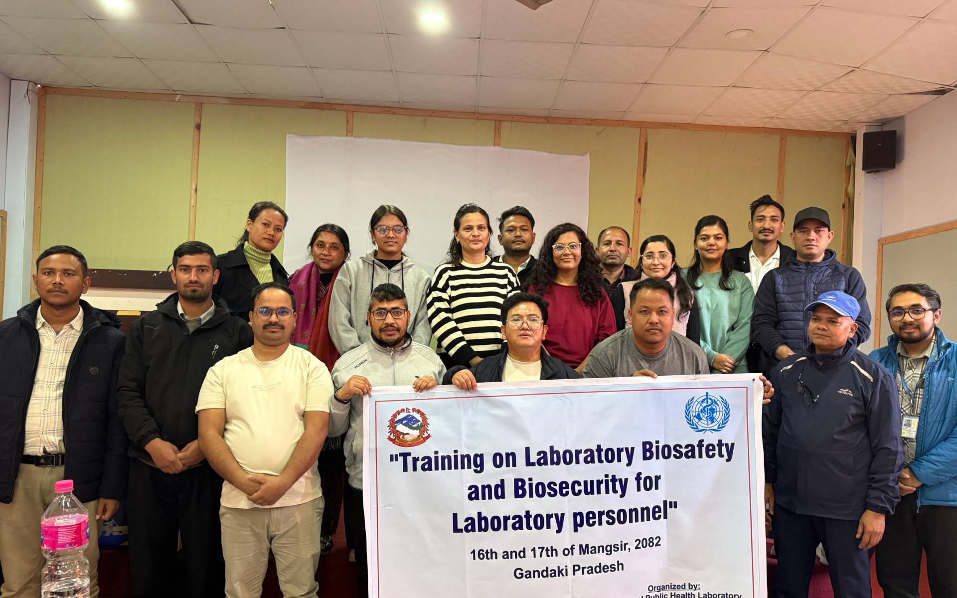 MoHP, WHO Conduct Biosafety and Biosecurity Training for Laboratory Personnel in Gandaki and Lumbini