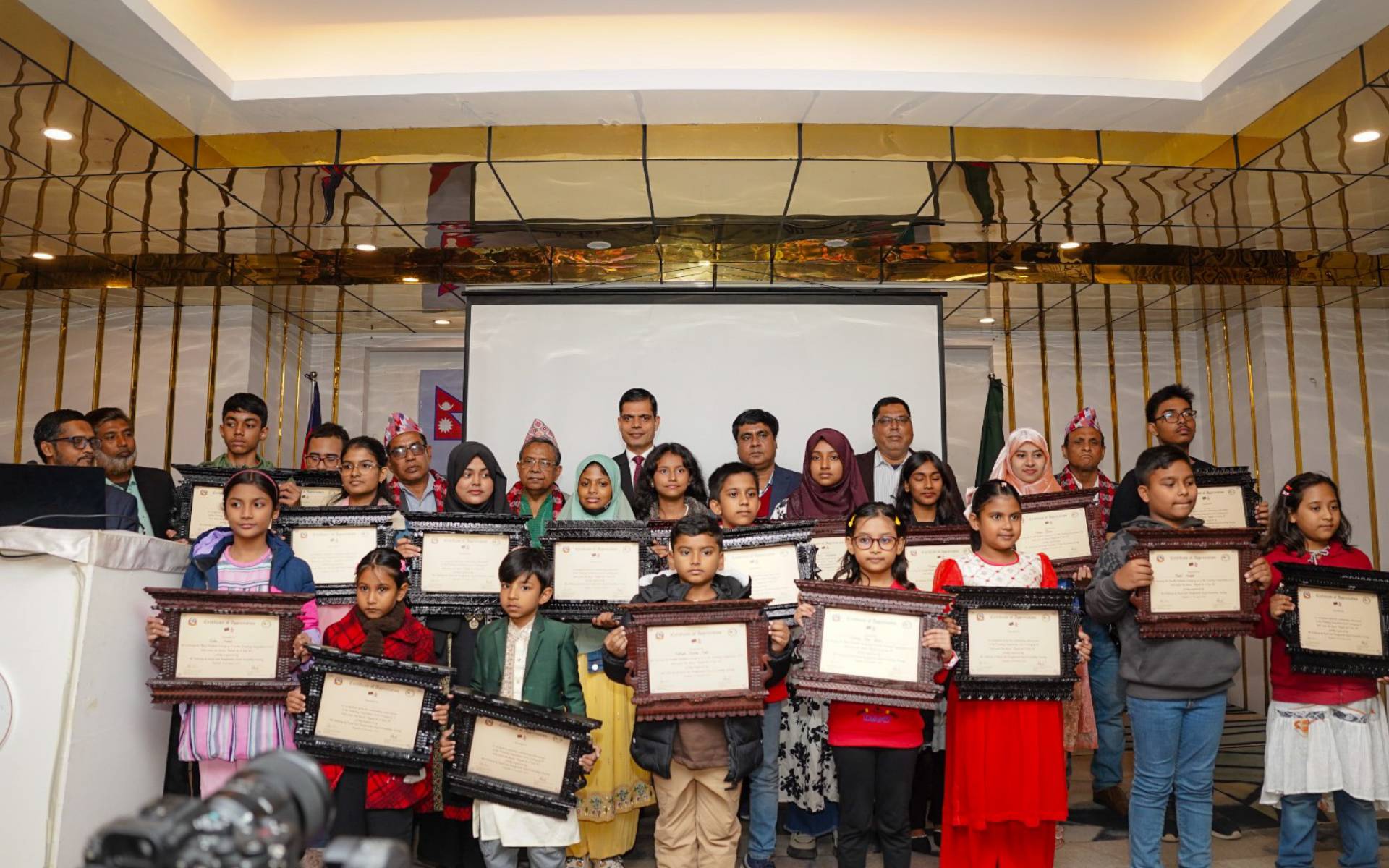 Nepal Embassy Organizes Painting Competition in Rajshahi