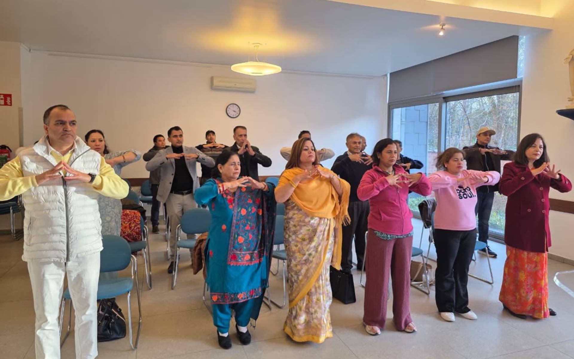 Nepal Embassy in Brussels Marks World Meditation Day