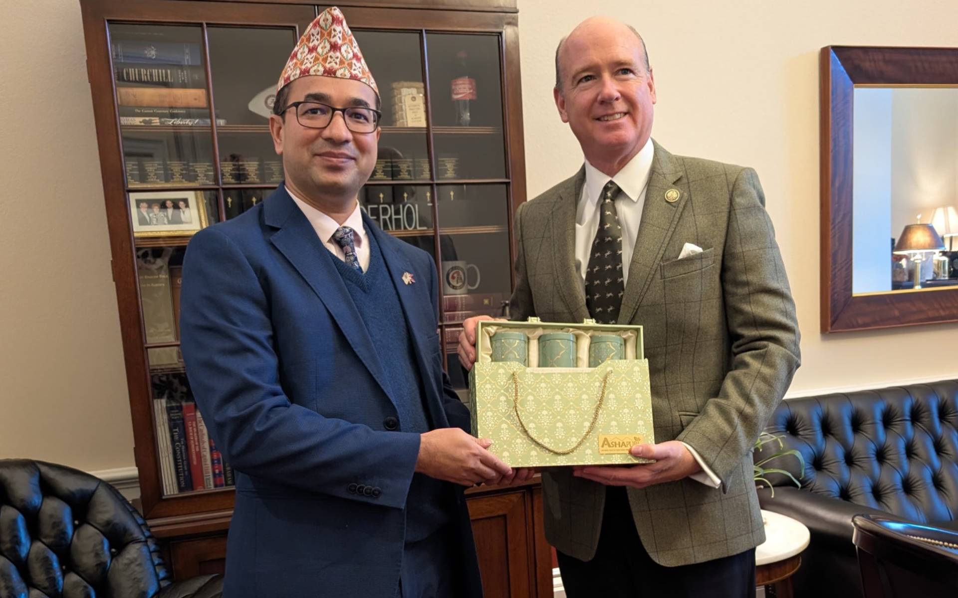 Nepal’s Acting Chief of Mission Meets U.S. Congressman Aderholt