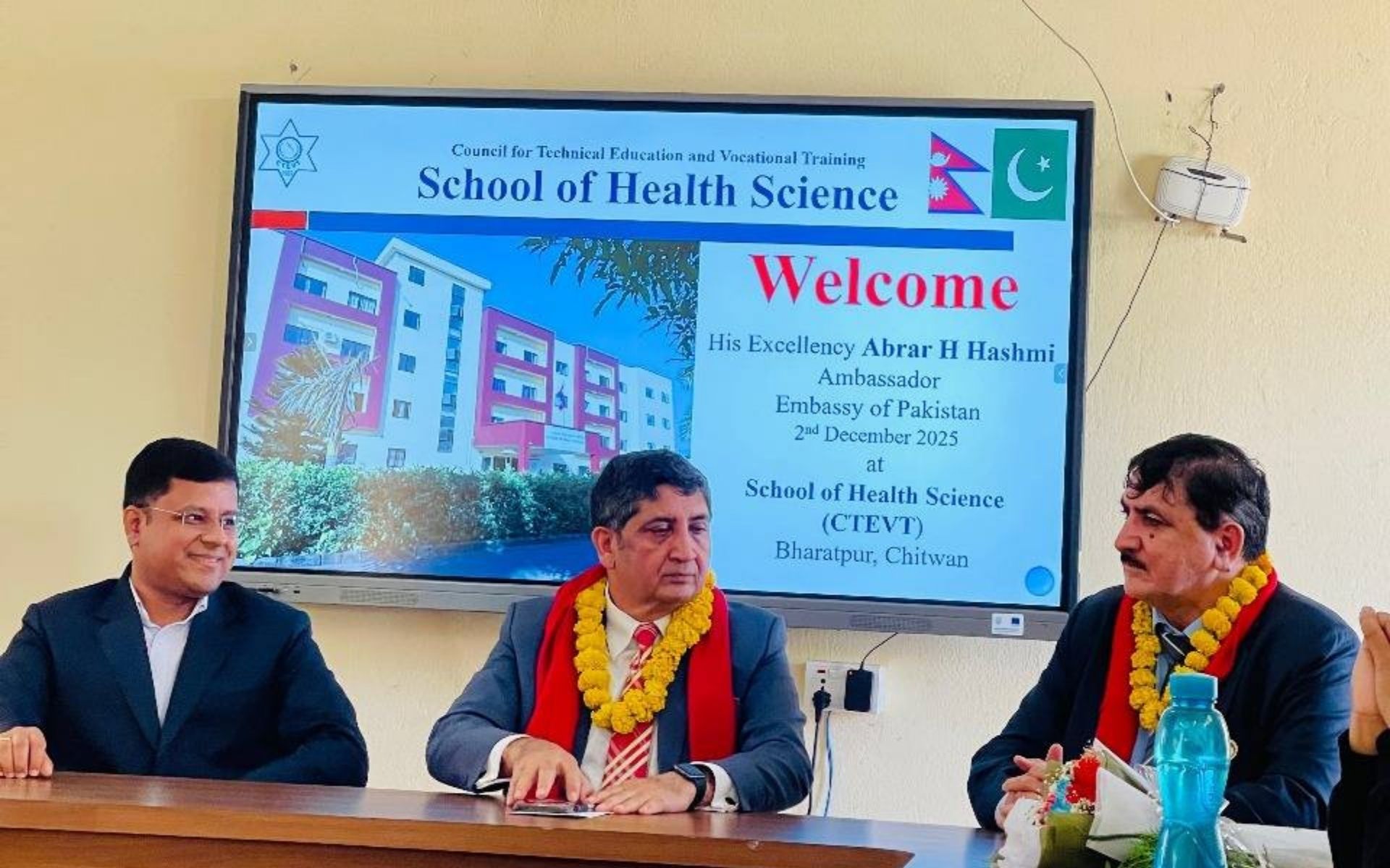 Pakistani Ambassador Highlights TVET Commitment During School Visit