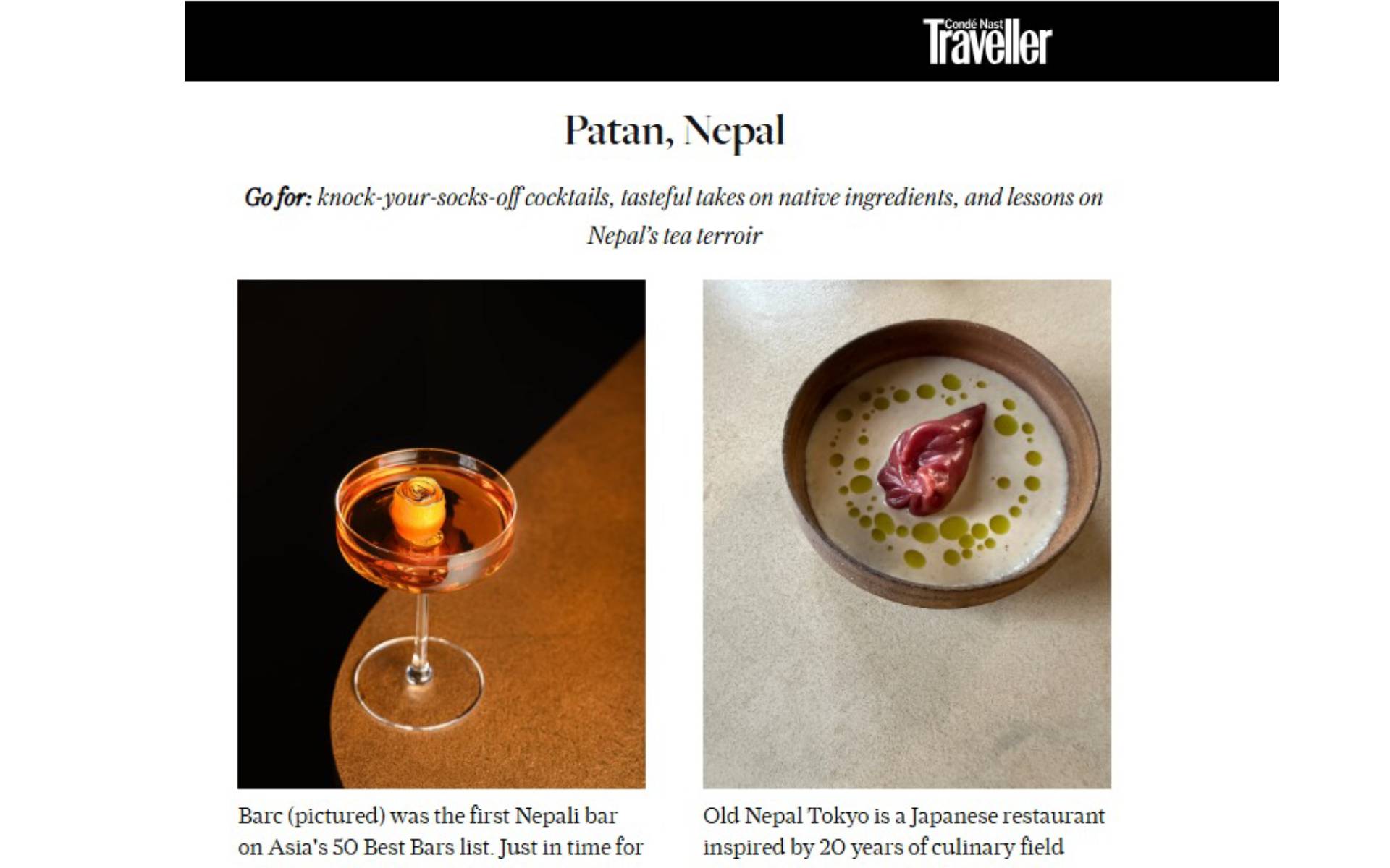 Patan Featured Among World’s Best Culinary Destinations