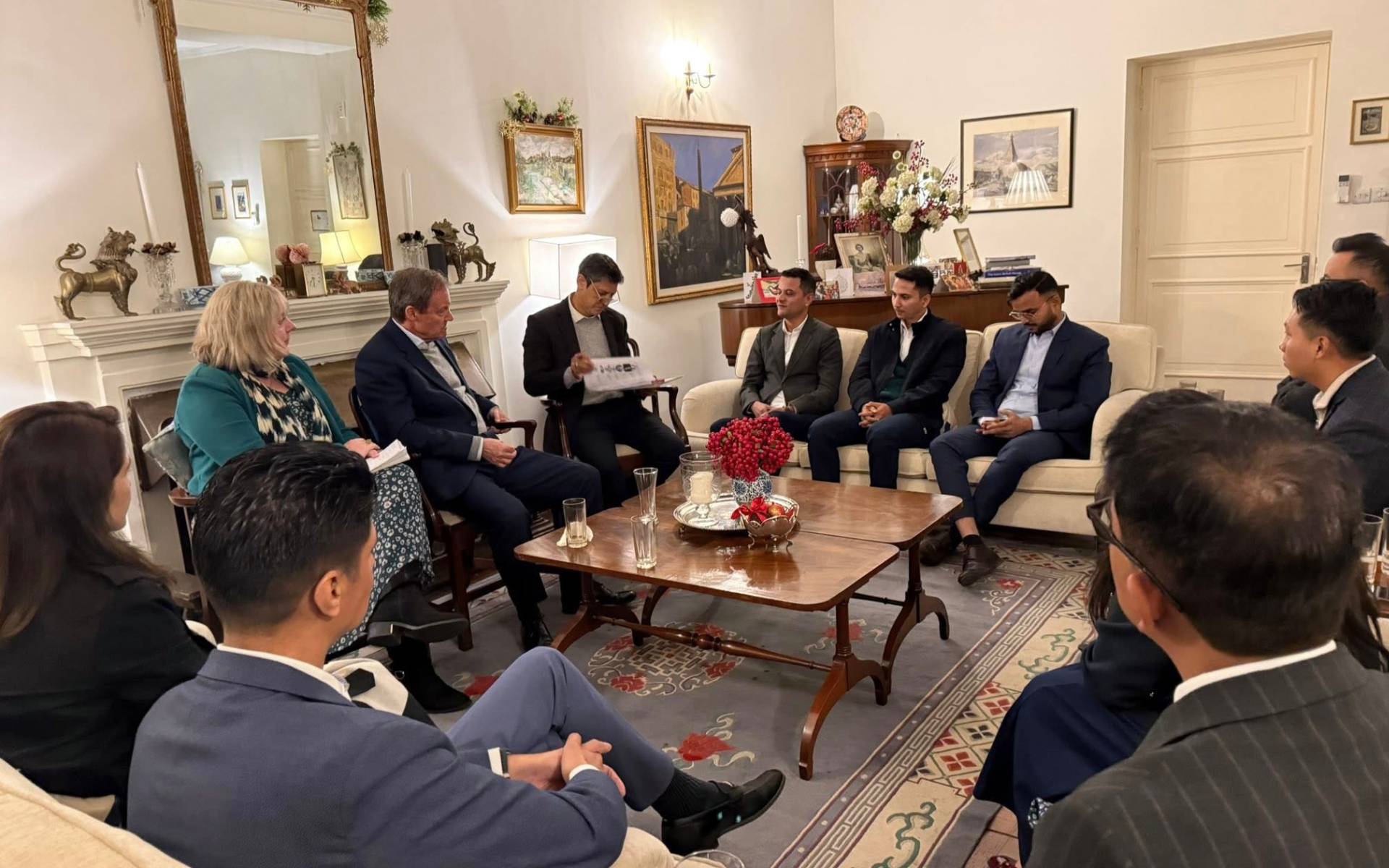 UK Embassy Hosts Business Roundtable with NiB-GA Private Sector Partners