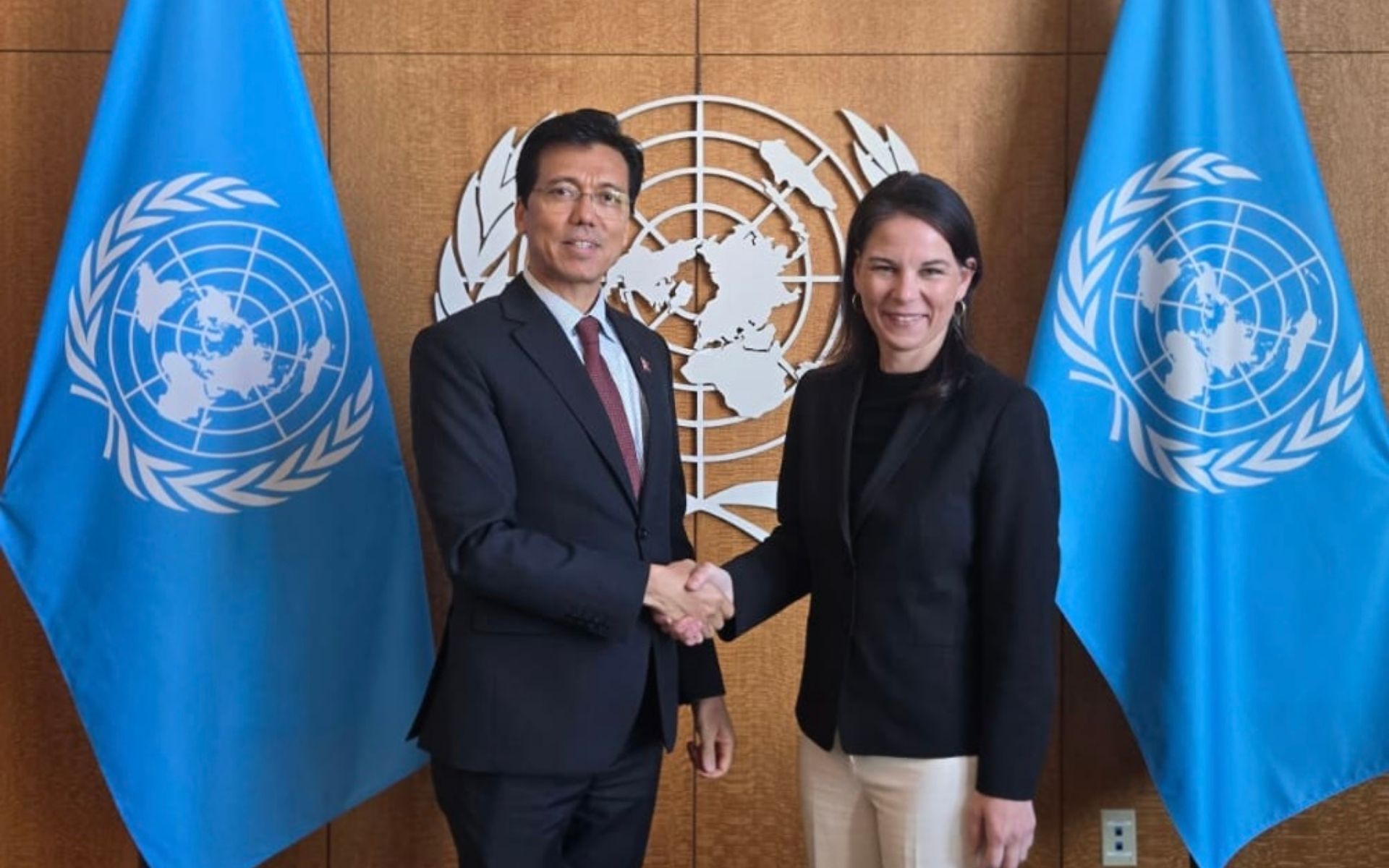 UNGA President Holds Second Regular Meeting with ECOSOC President Thapa