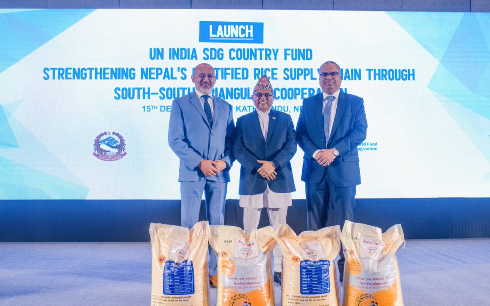 WFP Launches New Partnership with India to Strengthen Fortified Rice Supply Chain in Nepal