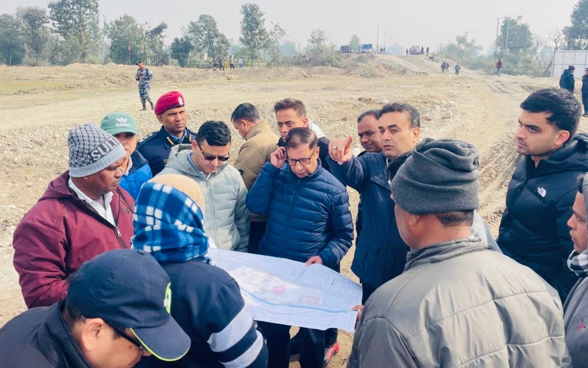 Ambassador Sharma Visits Dodhara Chandani–Banbasa ICP and Darchula Bridge