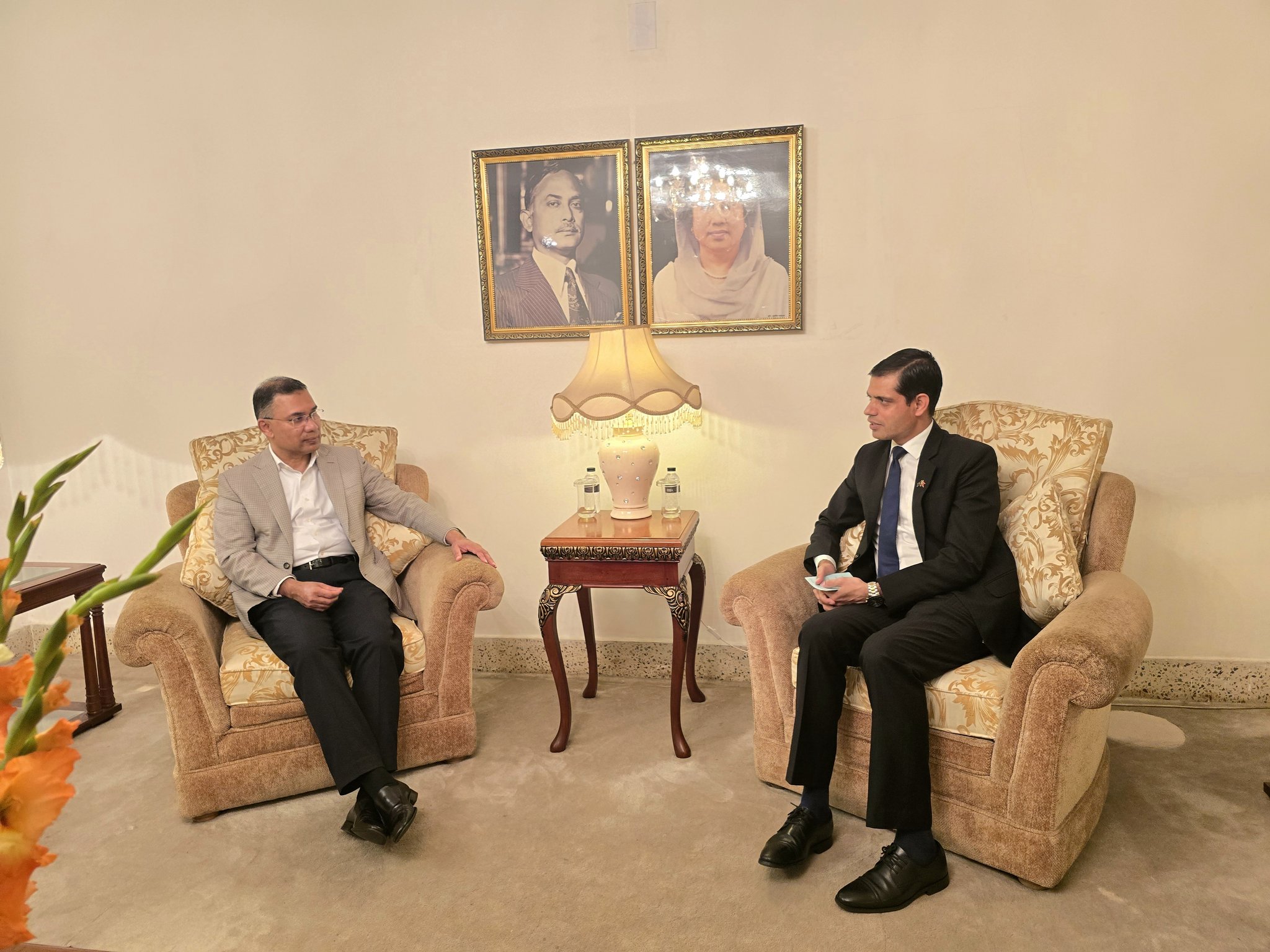 Nepal’s Ambassador Bhandari Meets BNP Chairman Rahman