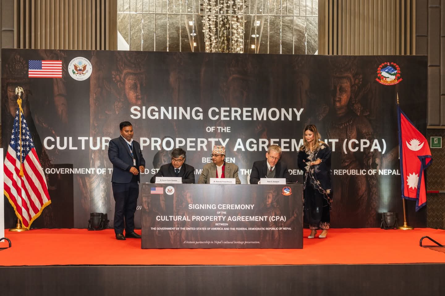 The United States and Nepal Sign Cultural Property Agreement to Protect Nepal’s Cultural Heritage