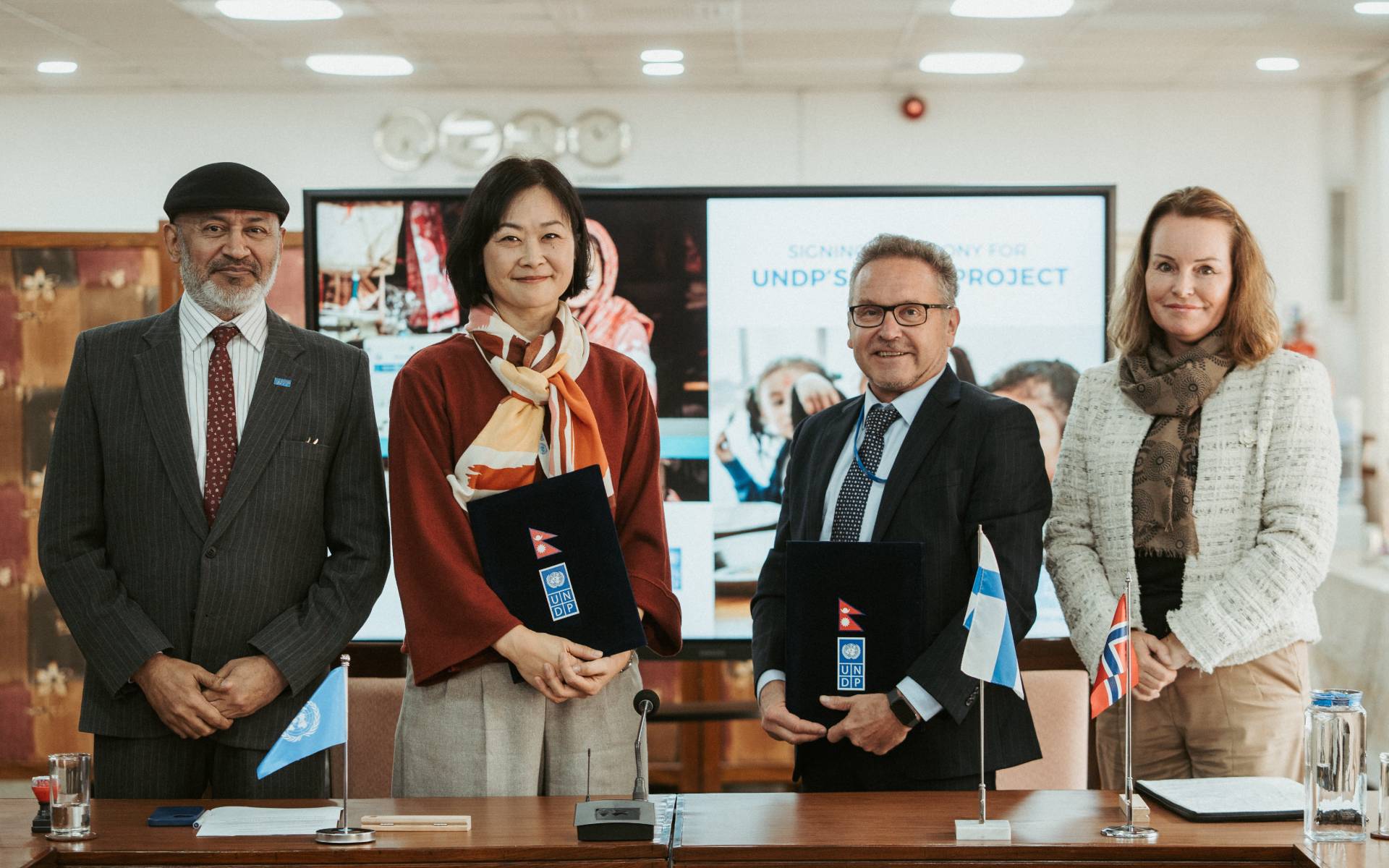 Finland, UNDP Boost Clean Energy and School Nutrition Programme in Nepal