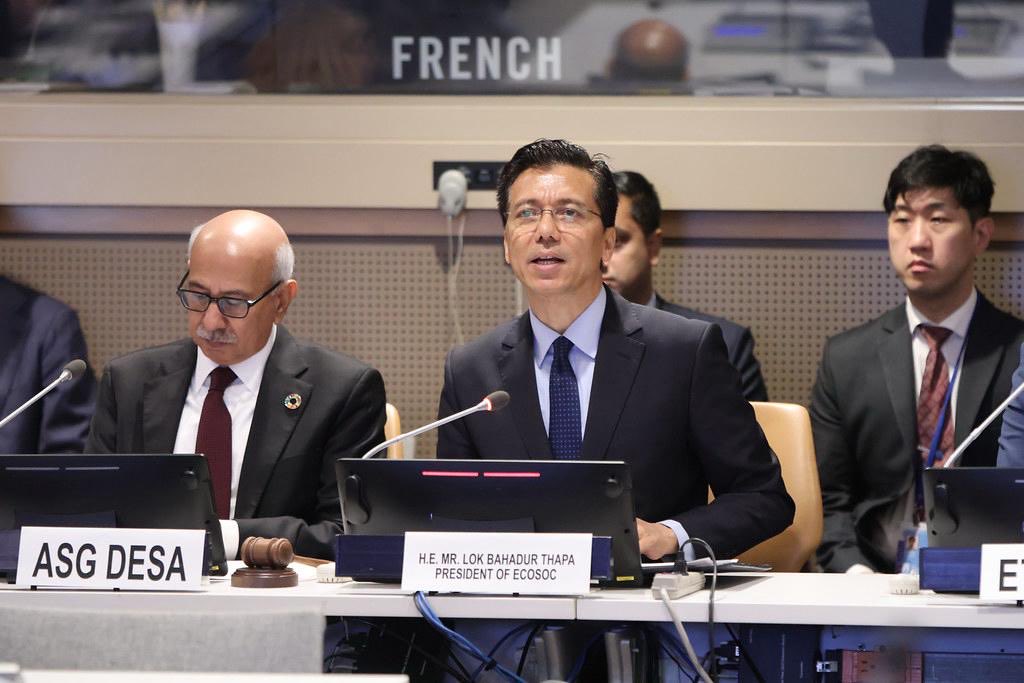 ECOSOC President Thapa Calls for Urgent Action to Close Global Clean Energy Gaps