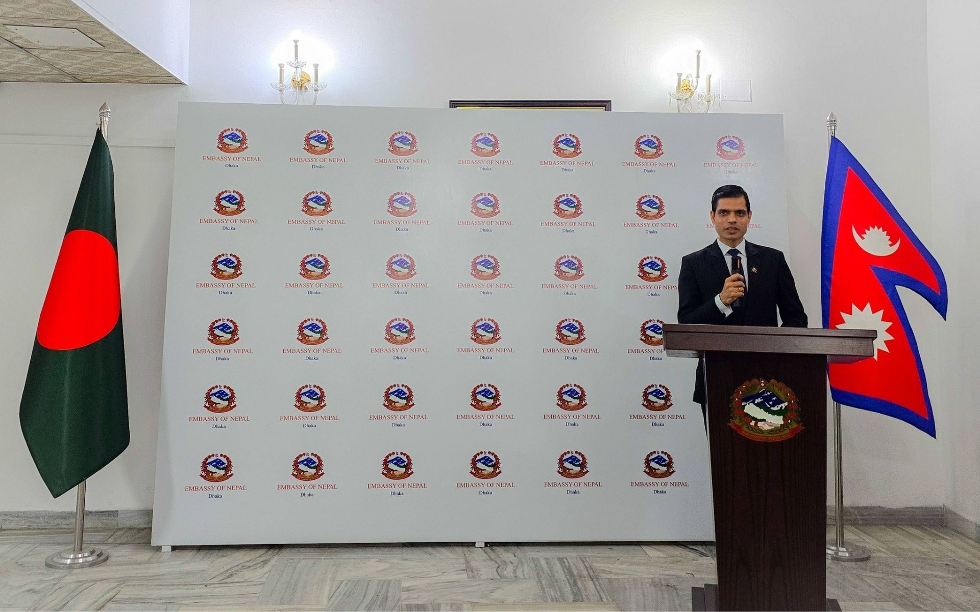 Nepal Embassy in Bangladesh Hosts Interaction with Nepali Army Delegation in Dhaka