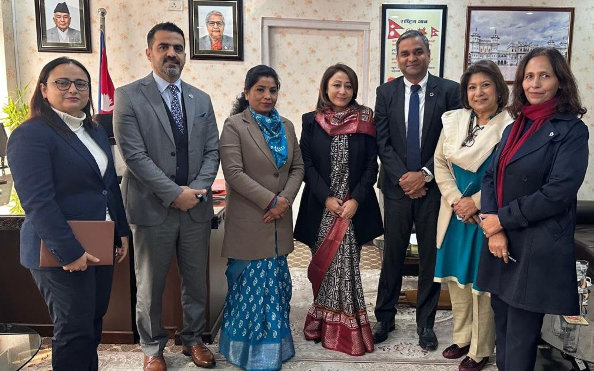 UNFPA Nepal Officials Meets Minister Shradha Shrestha