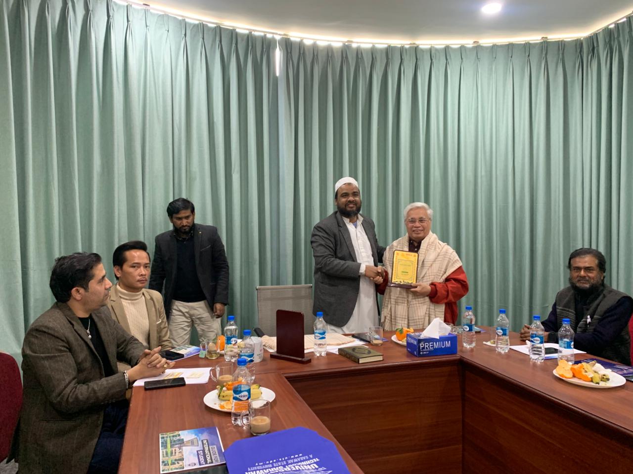 Malaysian University Vice Chancellor Meets Islami Sangh Nepal to Explore Education Ties
