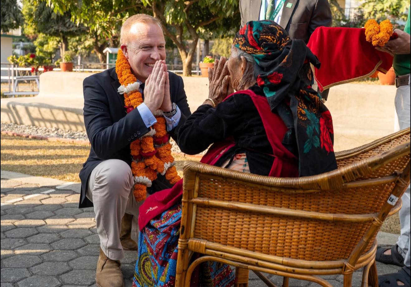 UK Commander Visits Gurkha Veterans in Pokhara
