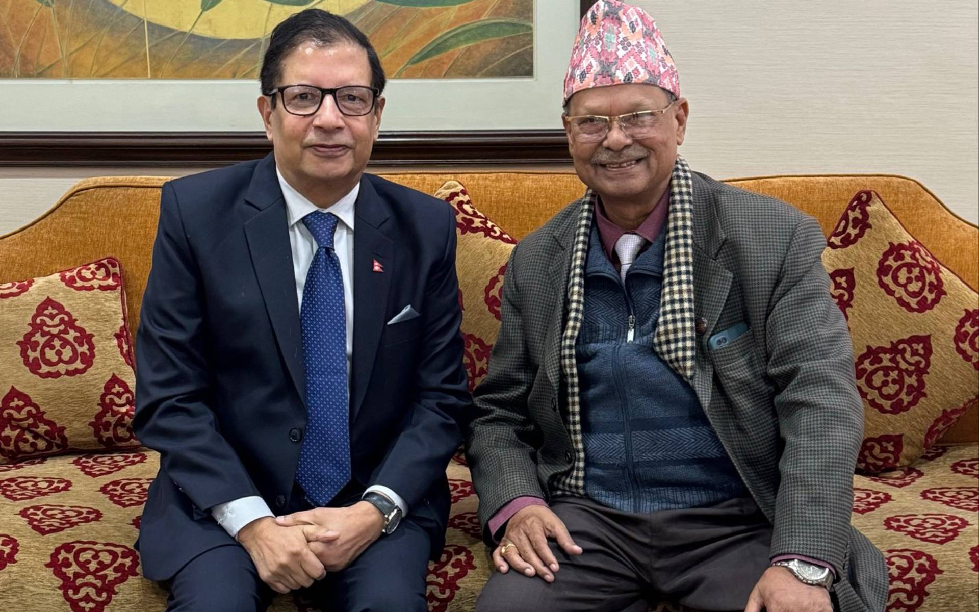 Ambassador Sharma Meets Agriculture Minister in New Delhi
