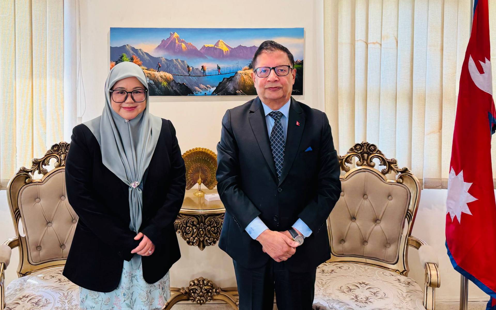 Ambassador Sharma Meets Brunei’s High Commissioner-Designate