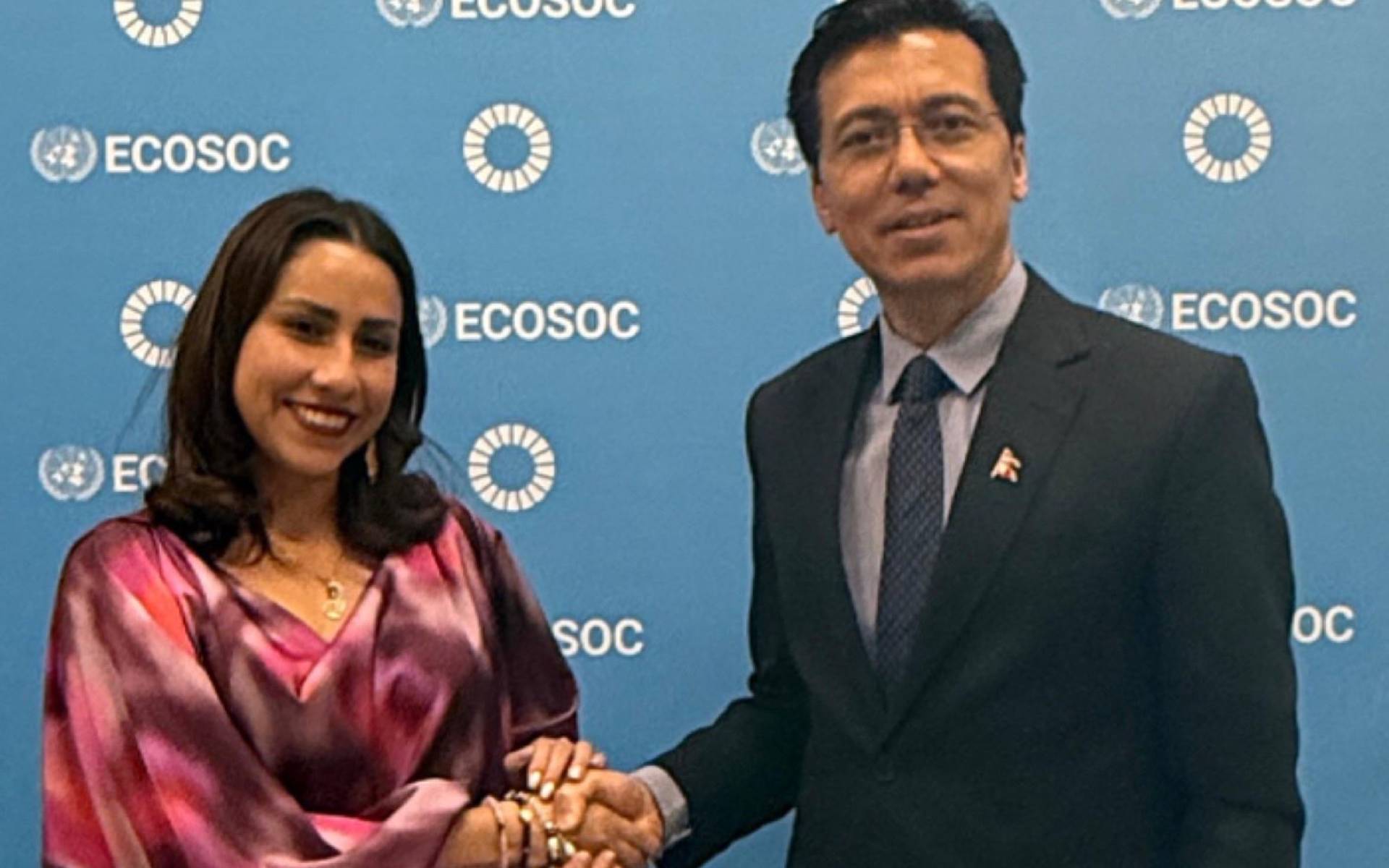 ECOSOC President Thapa Meets Peru’s Minister of Development and Social Inclusion Shica