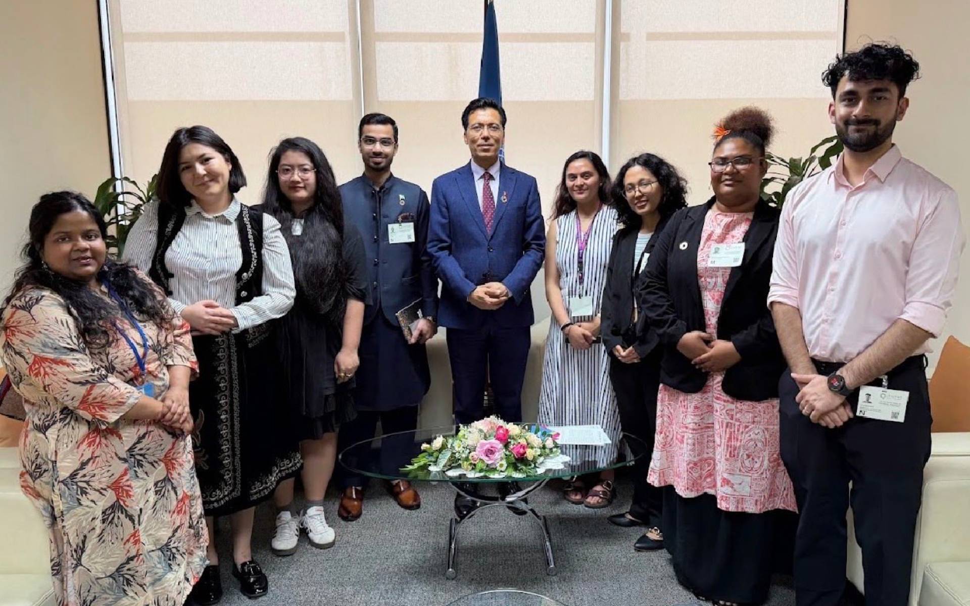 ECOSOC President Thapa Meets Young Leaders from Asia-Pacific