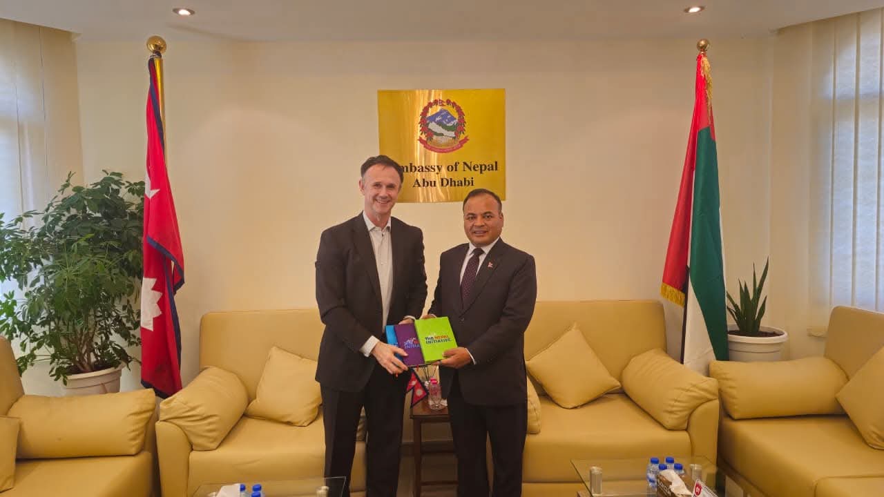 Ambassador Chhetri Meets Founder of The Nepal Initiative Dauman