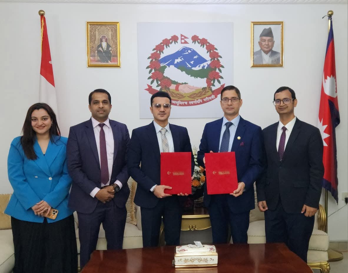 Nepal Embassy in Muscat Signs MoU with Badr Al Samaa Hospital Group to Support Nepali Community