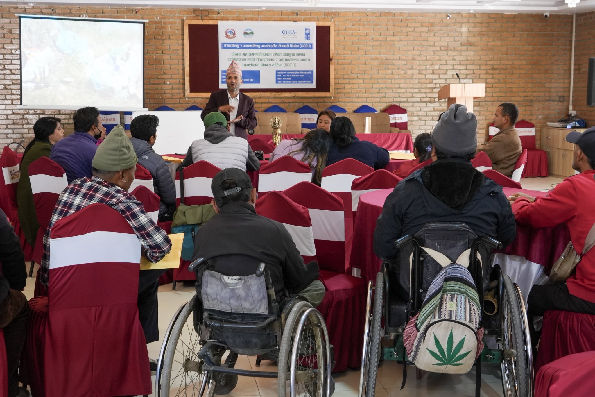 UNDP Supports Green Enterprise Training for Persons with Disabilities in Gandaki
