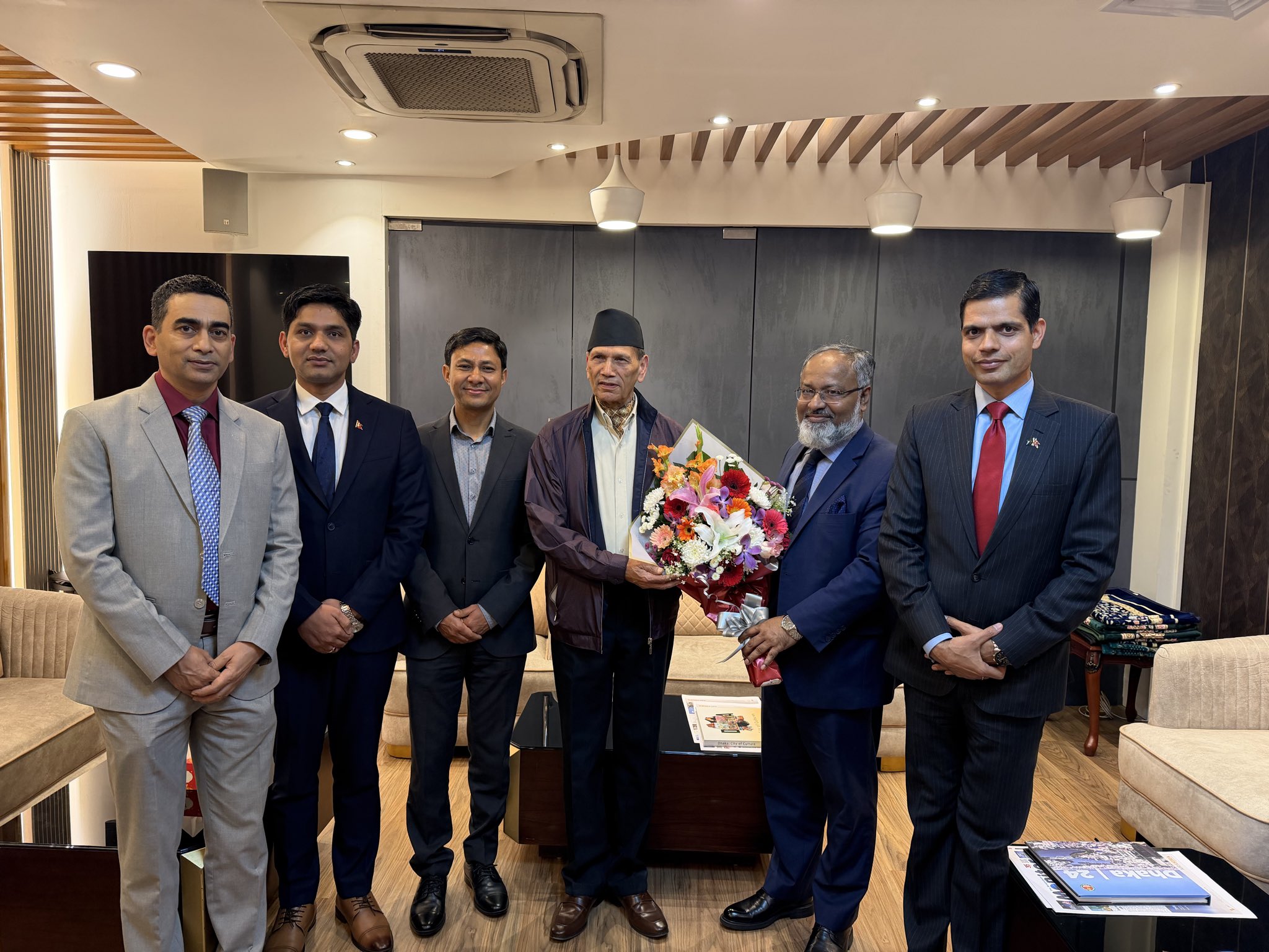 Foreign Minister Sharma in Dhaka for Oath-Taking Ceremony