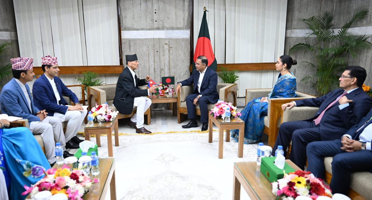 Nepal’s Foreign Minister Sharma Meets Newly Elected Bangladesh PM Rahman, Reaffirms Strong Bilateral Ties