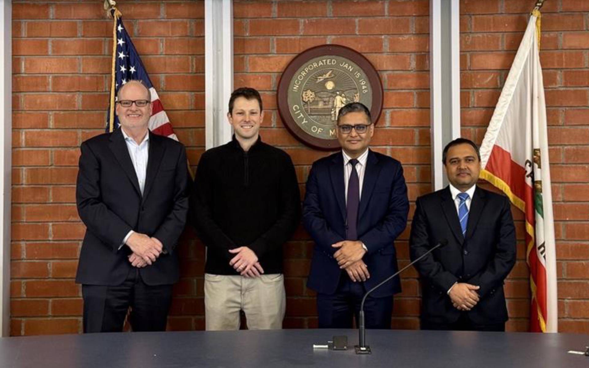 Nepal Consul General Khanal Meets Millbrae City Officials