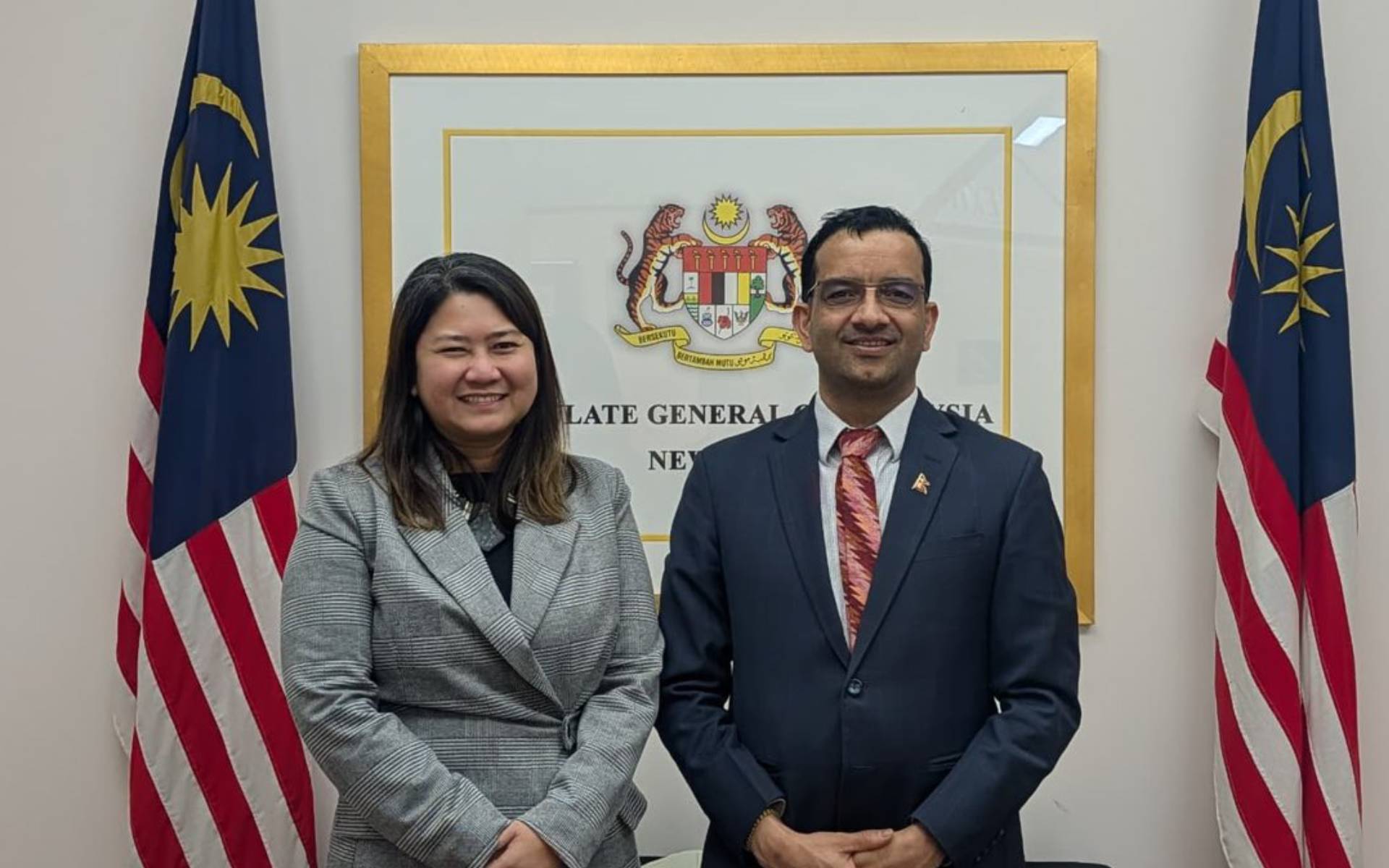 Nepal and Malaysia Consuls General Discuss Economic Diplomacy in New York