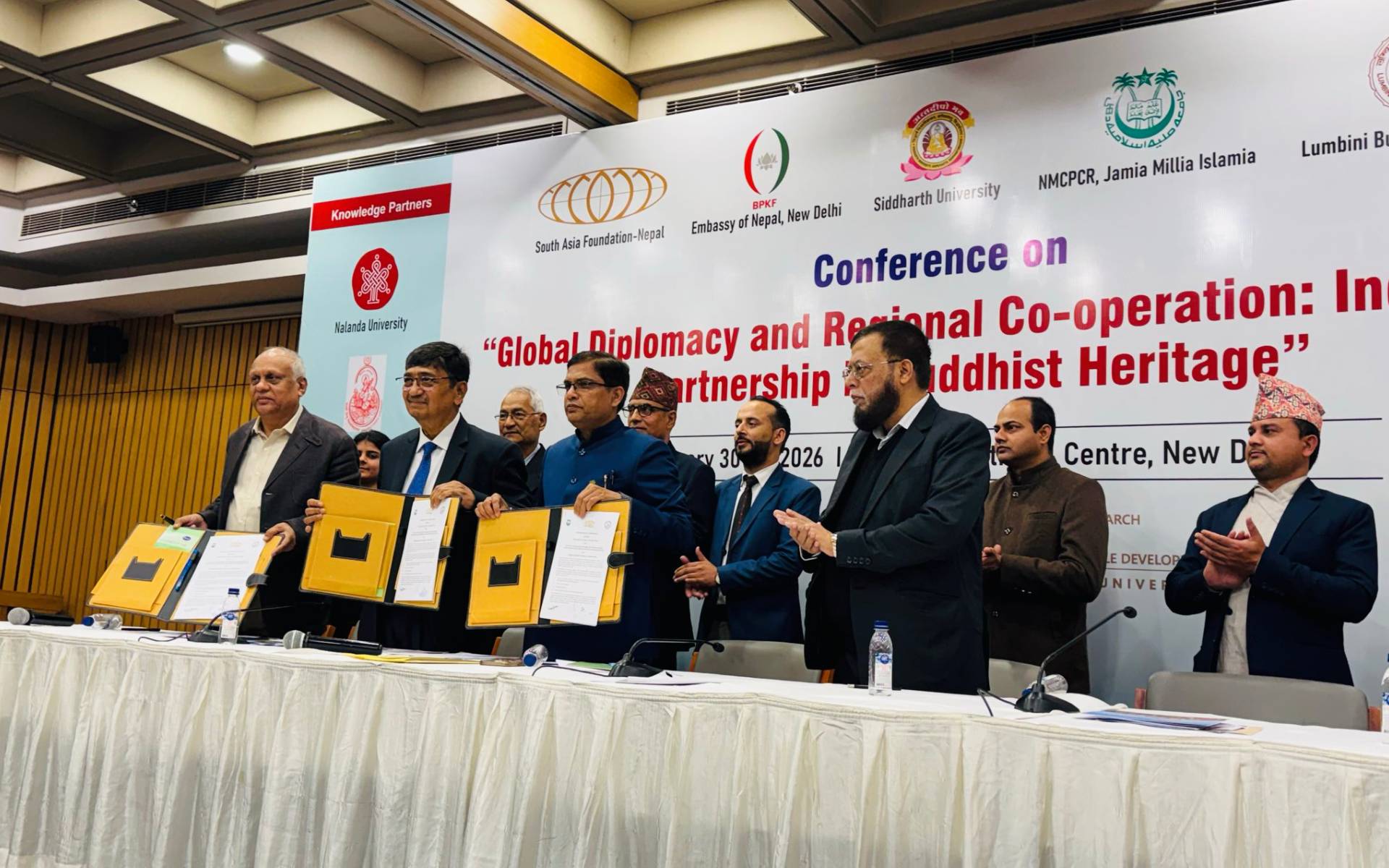 SAF, Lumbini University Host India–Nepal Conference on Buddhist Heritage in New Delhi