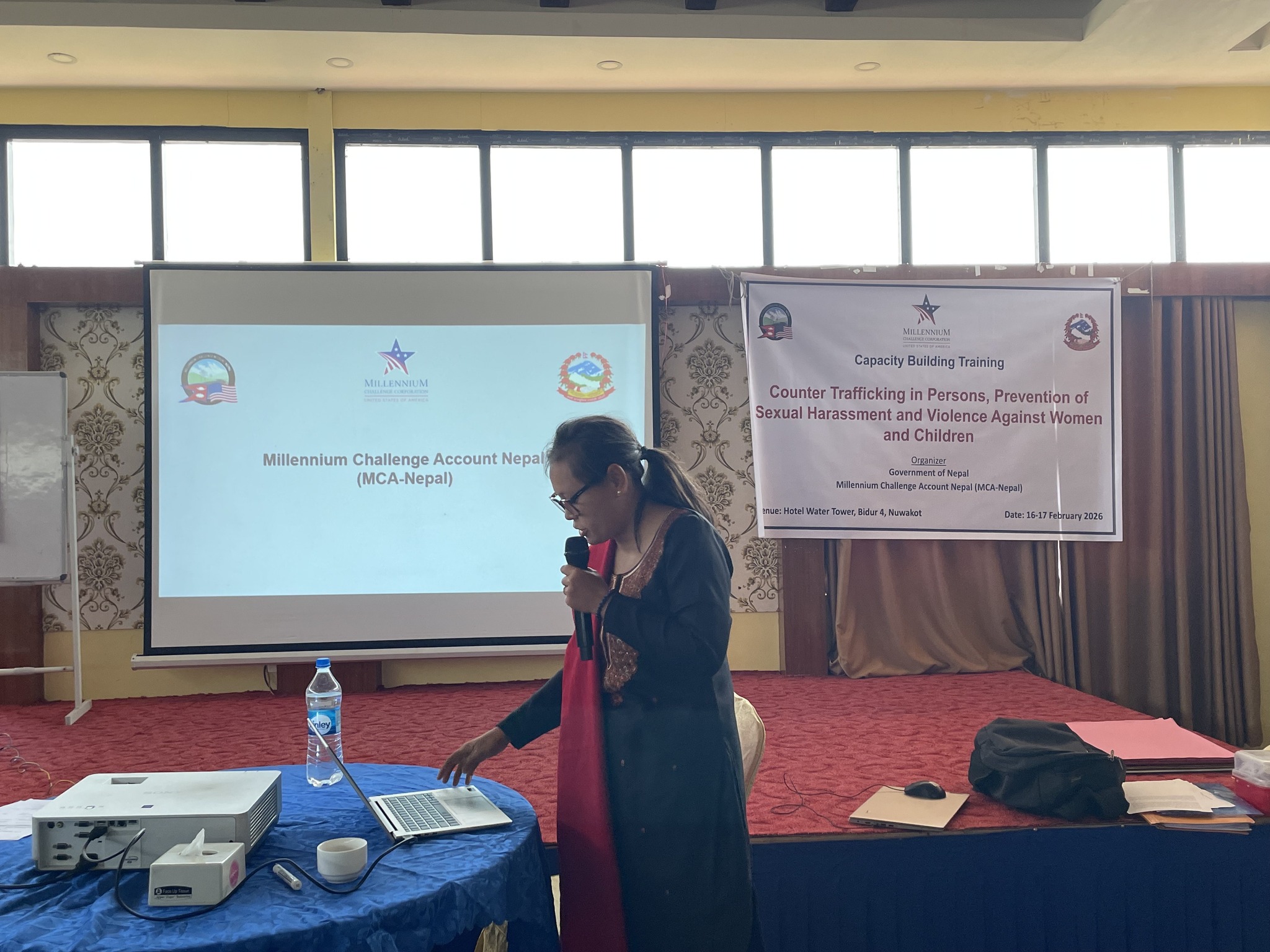 MCA-Nepal Conducts Training on Human Trafficking and Workplace Safety in Nuwakot