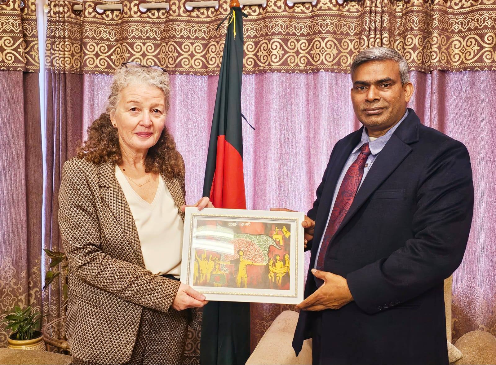 Bangladesh Ambassador Meets UN Resident Coordinator in Nepal