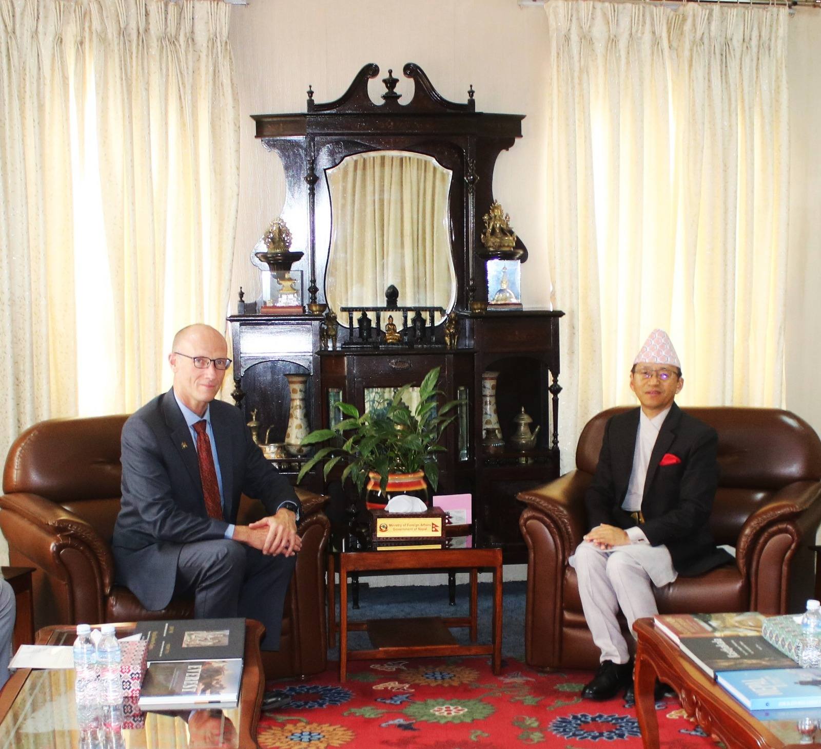 Foreign Secretary Rai Meets Australian Ambassador Ernst