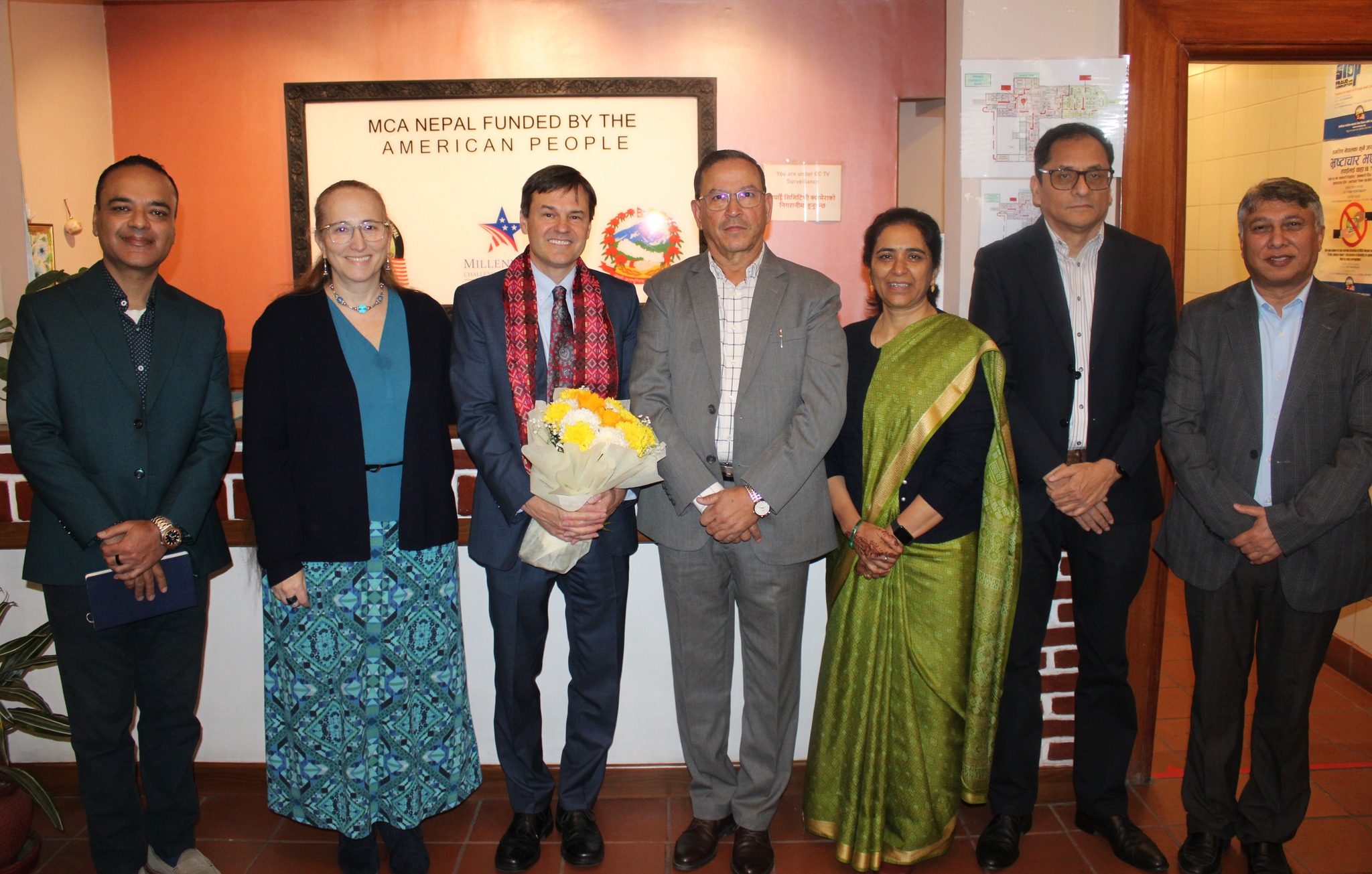 U.S. Embassy Official Visits MCA-Nepal for Progress Review