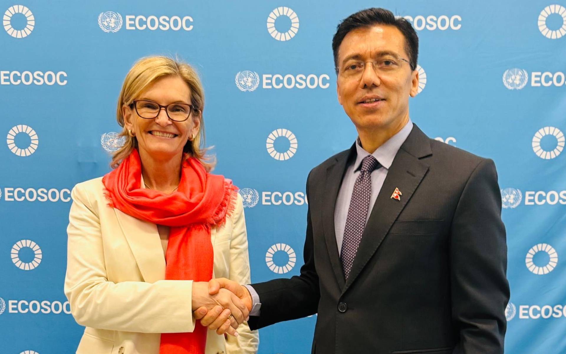ECOSOC President Thapa Meets ITU Chief to Boost Digital Cooperation and Inclusion