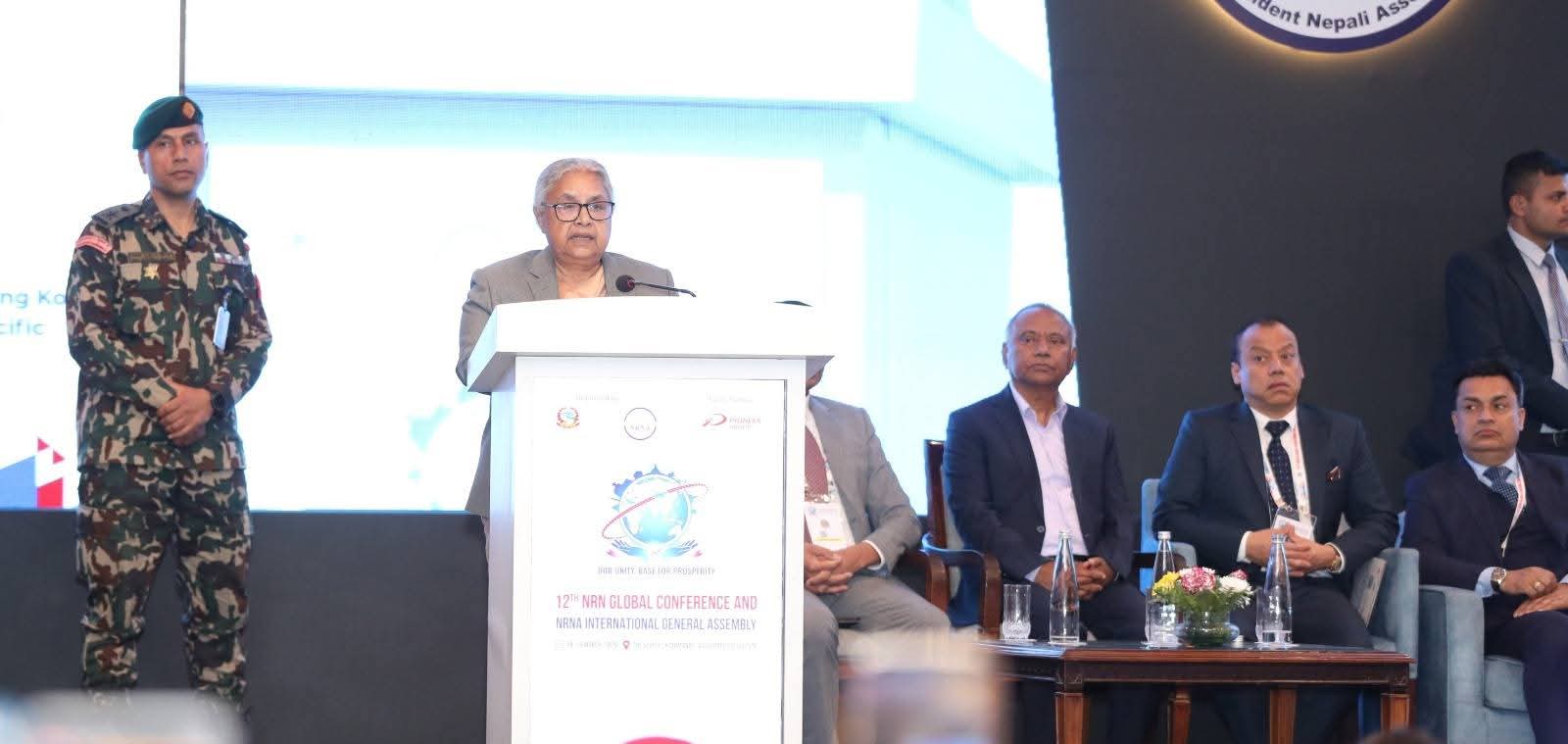 Prime Minister Karki Attends Closing Ceremony of 12th NRN Global Conference